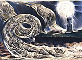 The Lovers' Whirlwind illustrates Hell in Canto V of Dante's Inferno by William Blake
